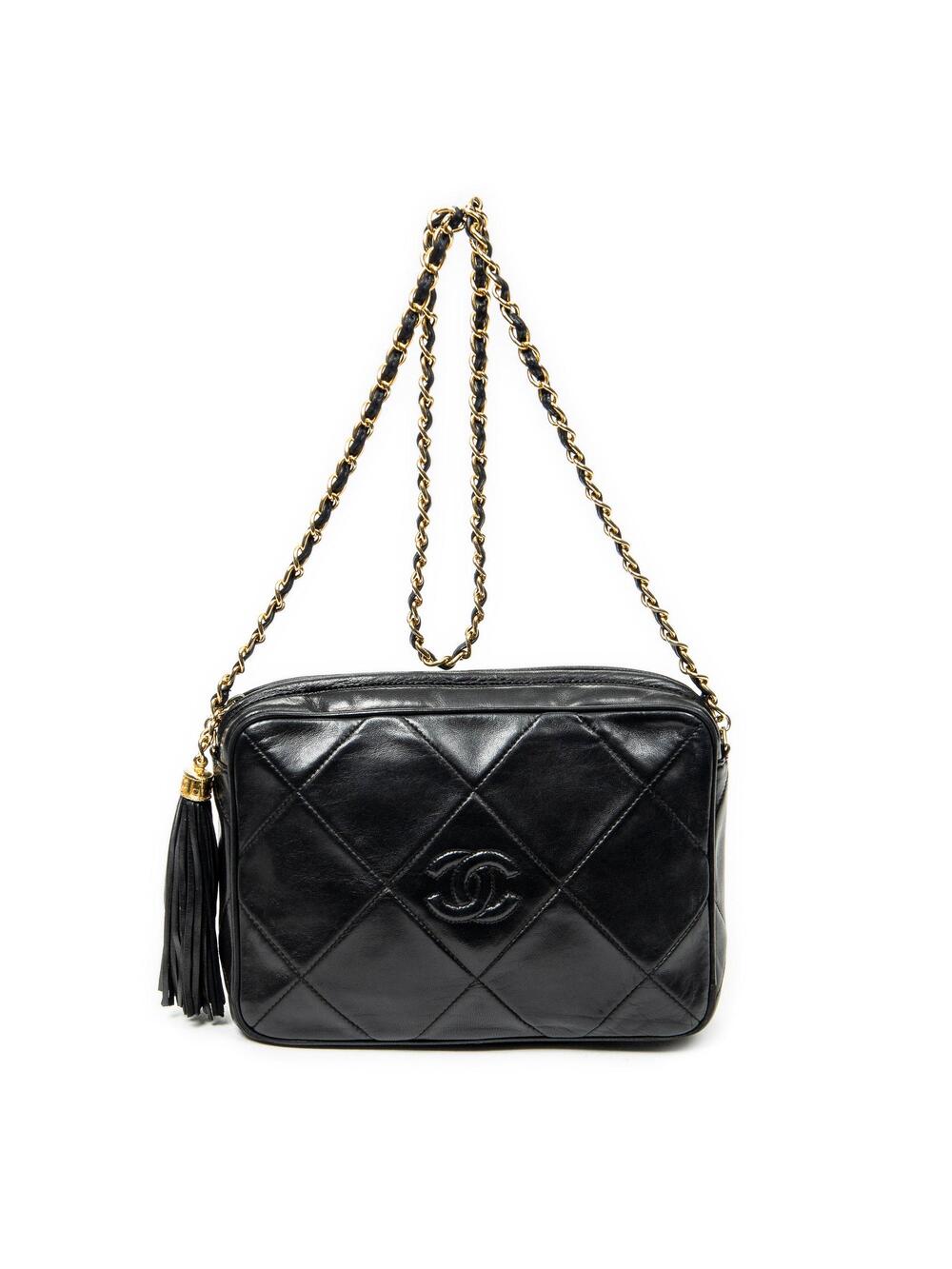 Chanel Vintage Diamond Cc Camera Bag #357264C31B